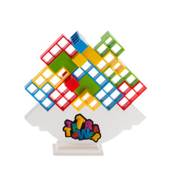 Gra zręcznościowa montessori gra logiczna układanka balansująca klocki tetris
