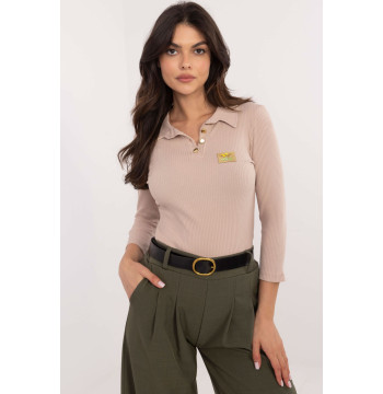 Bluzka Model RV-BZ-9949.11X Beige - Relevance