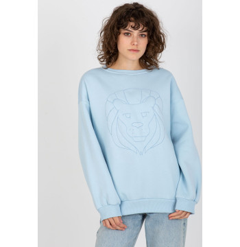 Bluza Damska Model EM-BL-617-4.41P Light Blue - Ex Moda