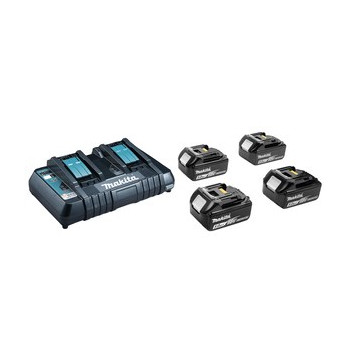 MAKITA ZESTAW ZASILAJĄCY 18V (BL1850Bx4+DC18RD) MAKPAC