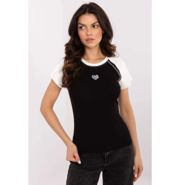 Tshirt Damski Model NM-TS-V7940.17 Black/White - NM