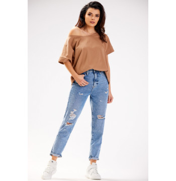 Bluzka Model M254 Beige - Infinite You