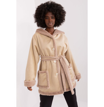 Płaszcz Damski Model LK-KR-509459.96P Beige - Lakerta