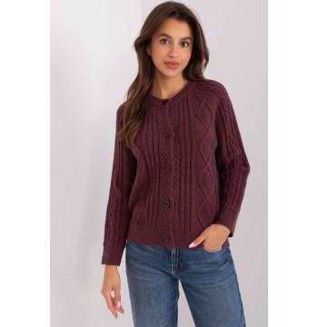 Sweter Damski Model AT-SW-2346-2.99P Dark Violet - AT