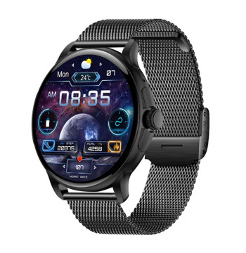 Smartwatch Damski Rubicon RNCF35 BLACK Bransoleta + Pasek