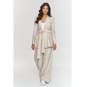 Spodnie Komplet Model M883 Light Beige - Makadamia