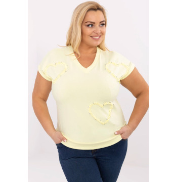 Bluzka Model RV-BZ-A542.12P Light Yellow - Relevance
