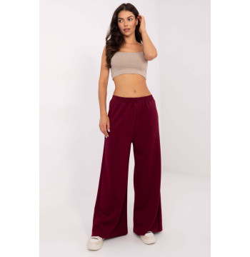 Spodnie Damskie Model IT-SP-21559.75 Bordo - Italy Moda
