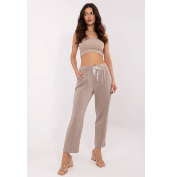 Spodnie Dresowe Model DHJ-SP-20523.66P Dark Beige - Italy Moda