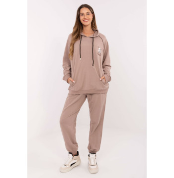 Spodnie Komplet Model RV-KMPL-A884.22 Dark Beige - Relevance