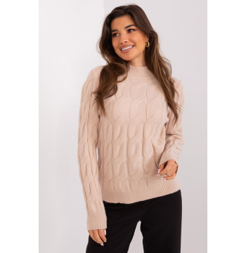 Sweter Damski Model AT-SW-2235.00P Beige - AT