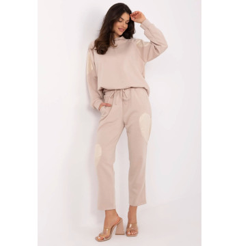 Spodnie Komplet Model MI-KMPL-M6156.98 Beige - Italy Moda