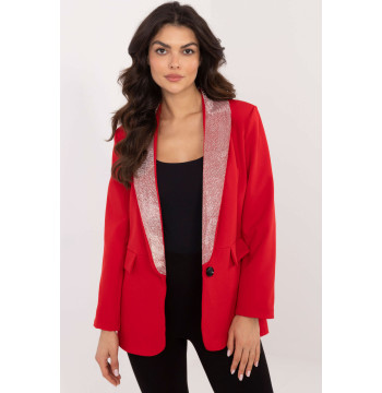 Marynarka Model DHJ-MA-19926.85P Red - Italy Moda
