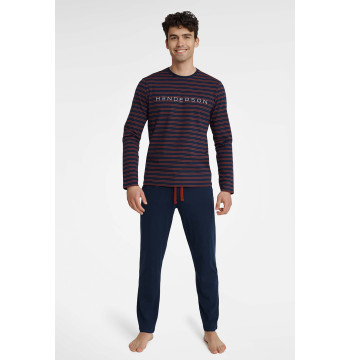 Piżama Męska Model Umbra 40959-59X Navy - Henderson