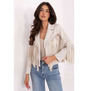 Kurtka Damska Model MI-KR-22895.65 Light Beige - Rue Paris