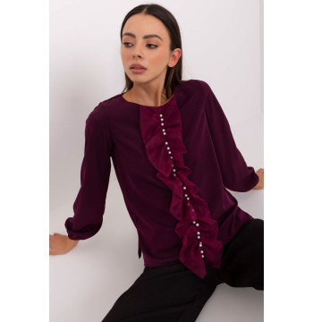 Bluzka Model LK-BZ-506673.36 Dark Violet - Lakerta