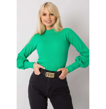 Bluzka Model RV-BZ-5223.15 Green - Rue Paris