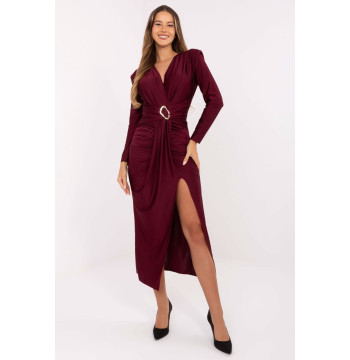 Sukienka Model IT-SK-21625.84 Bordo - Italy Moda