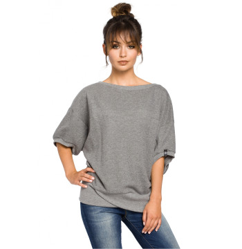 Bluza Damska Model B048 Grey - BeWear