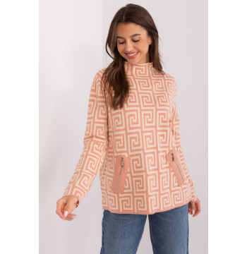 Sweter Damski Model AT-SW-2341.00P Brzoskwinia - AT