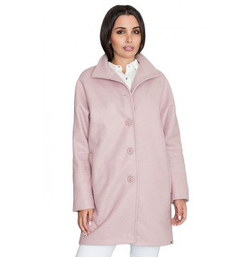 Płaszcz Damski Model M589 Pink - Figl
