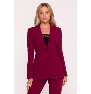 Marynarka Model S417 Bordo - Stylove