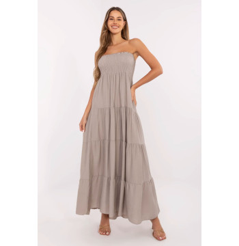 Sukienka Model MI-SK-A2596.97 Dark Beige - Italy Moda