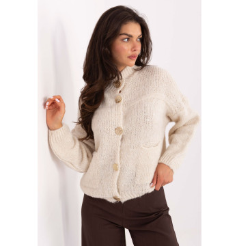 Sweter Damski Model MI-SW-WM218.02 Light Beige - Italy Moda