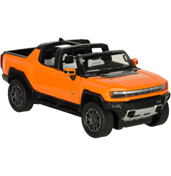 Samochód zdalnie sterowany Rastar 93000 Hummer EV 1:16 pomarańczowy