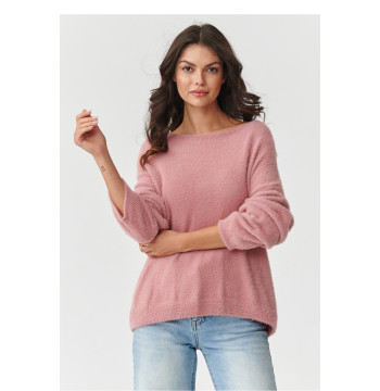 Sweter Damski Model S171 Dirty Pink - Makadamia
