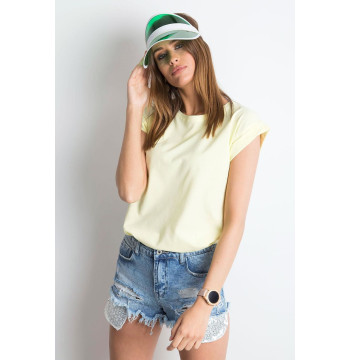 T-shirt Damski Model RV-TS-4833.24P Light Yellow - BFG
