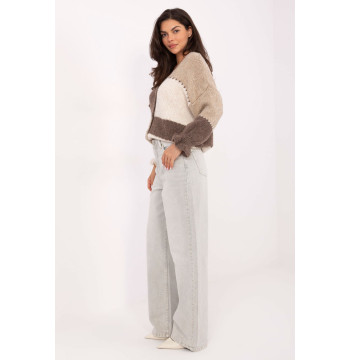 Spodnie Jeansy Damskie Model D80028BB62487A1 Light Grey - Sublevel
