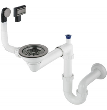 Syfon do zlewozmywaka granitowego 1-komorowego - Space-Saver