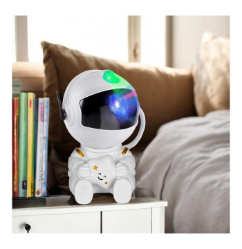 Projektor Gwiazd Nieba LED Astronauta z gwiazdką Lampka Nocna na pilot, LAMP44
