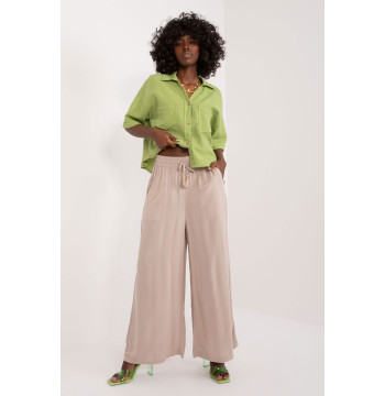 Spodnie Damskie Model D73761M62237E Beige - Sublevel