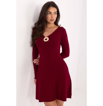 Sukienka Model PM-SK-DF61033.58 Bordo - Factory Price