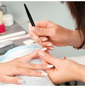 ZESTAW PĘDZLI PĘDZELKÓW DO ZDOBIENIA PAZNOKCI MANICURE WZORKÓW HYBRYDA ŻEL