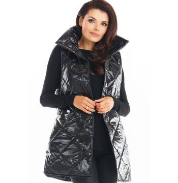 Kamizelka Damska Model A383 Black Pikówka - awama