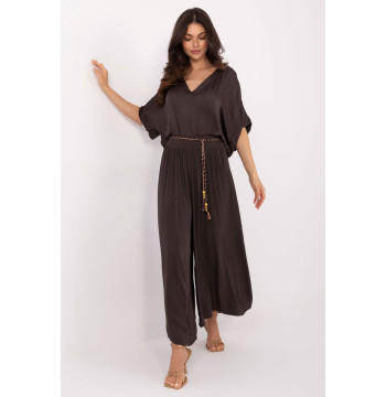 Spodnie Damskie Model TW-SP-BI-81733.14 Dark Brown - Och Bella