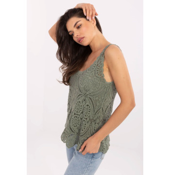 Bluzka Model MI-BZ-9006.75 Khaki - Italy Moda