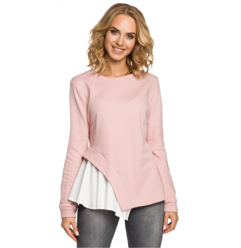 Bluzka Model MOE333 Powder Pink - Moe
