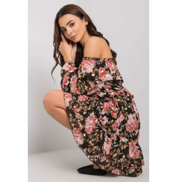 Sukienka Model DHJ-SK-15015-2.73P Black/Pink - Italy Moda