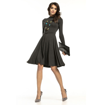 Sukienka Model T289/1 Dark Grey - Tessita