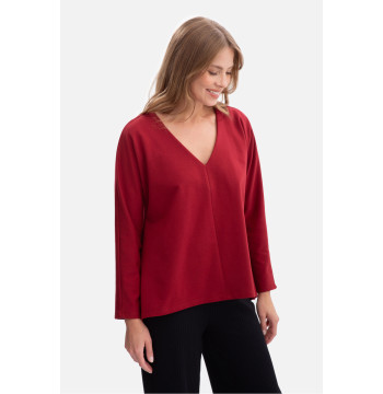 Bluzka Model B304 Bordo - BeWear