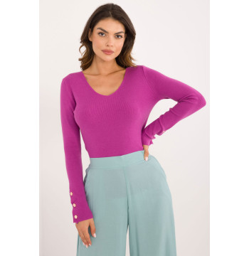 Sweter Damski Model AT-SW-2334.49 Dark Violet - AT