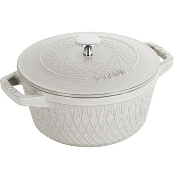 STAUB SPECIAL COCOTTE Garnek żeliwny okrągły 2.3 ltr, truflowy