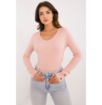 Sweter Damski Model AT-SW-2334.49 Light Pink - AT