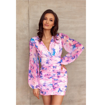 Sukienka Model SUK0392 19D Pink - Roco Fashion