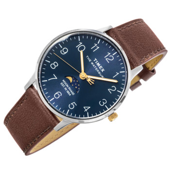 Zegarek Męski TIMEX Waterbury Classic Moon Phase TW2W75600 + BOX