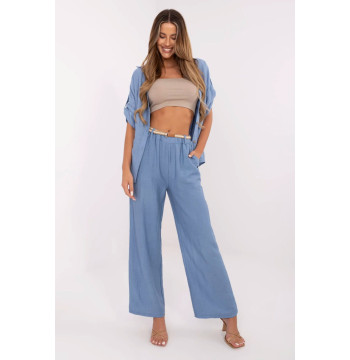 Spodnie Damskie Model MI-SP-6560.73P Blue - Italy Moda